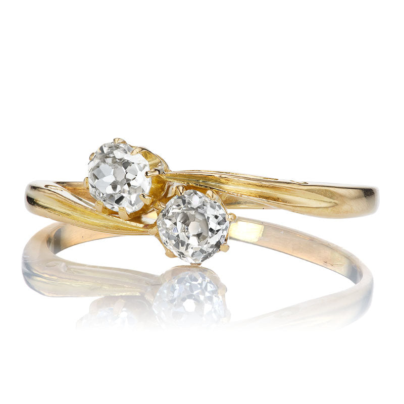 0.60ct Toi et Moi Ring diamond engagement ring