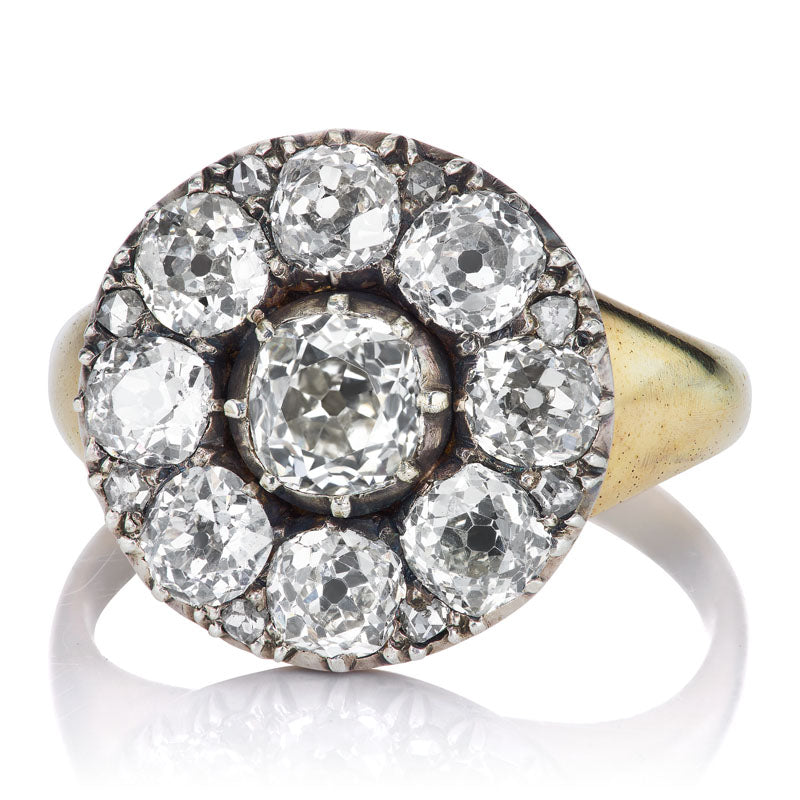 Antique Cluster Ring diamond
