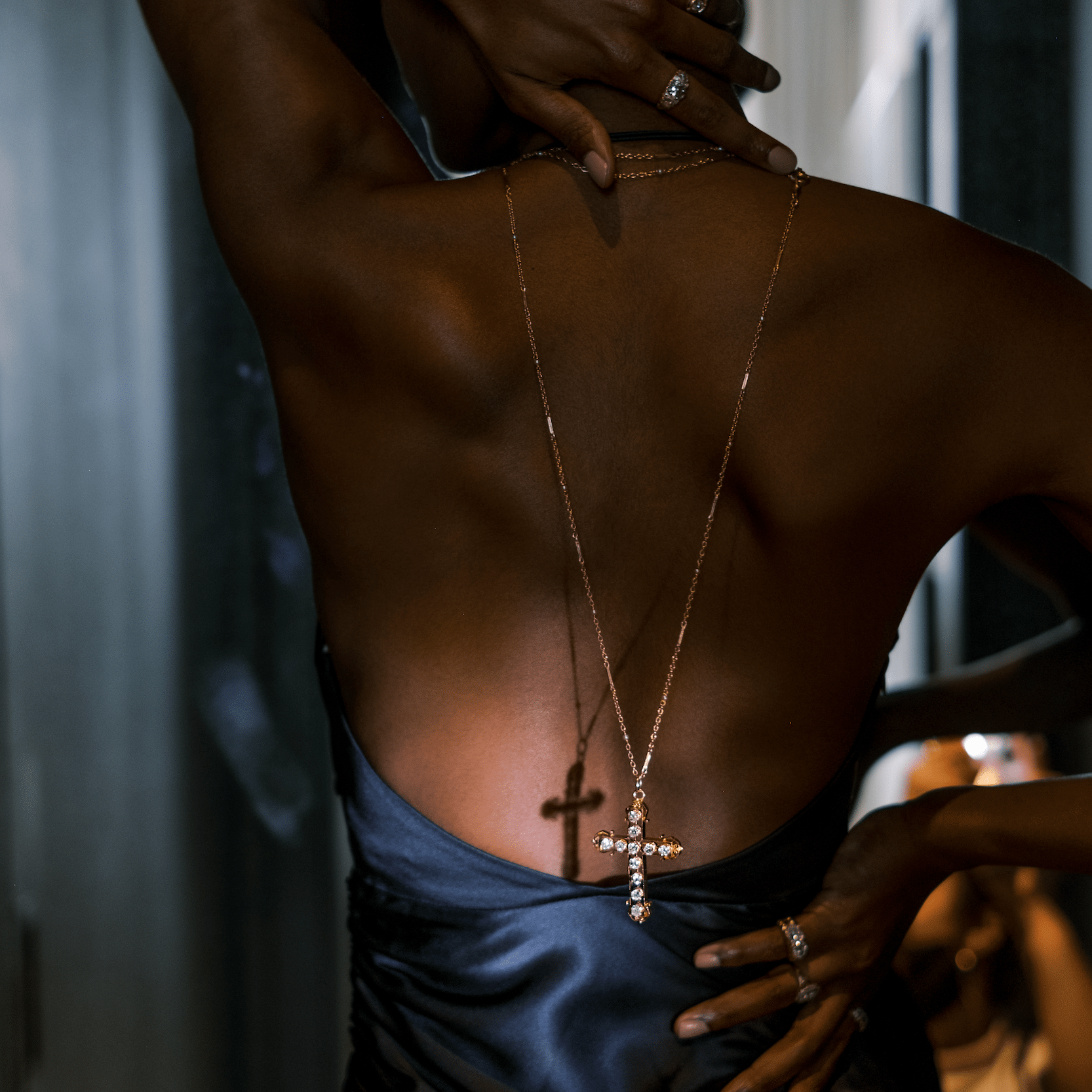 Antique Cross Necklace