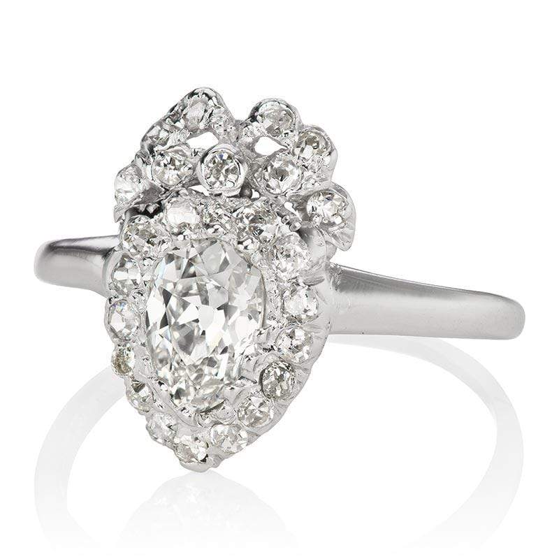 Antique Pear Ring diamond engagement ring