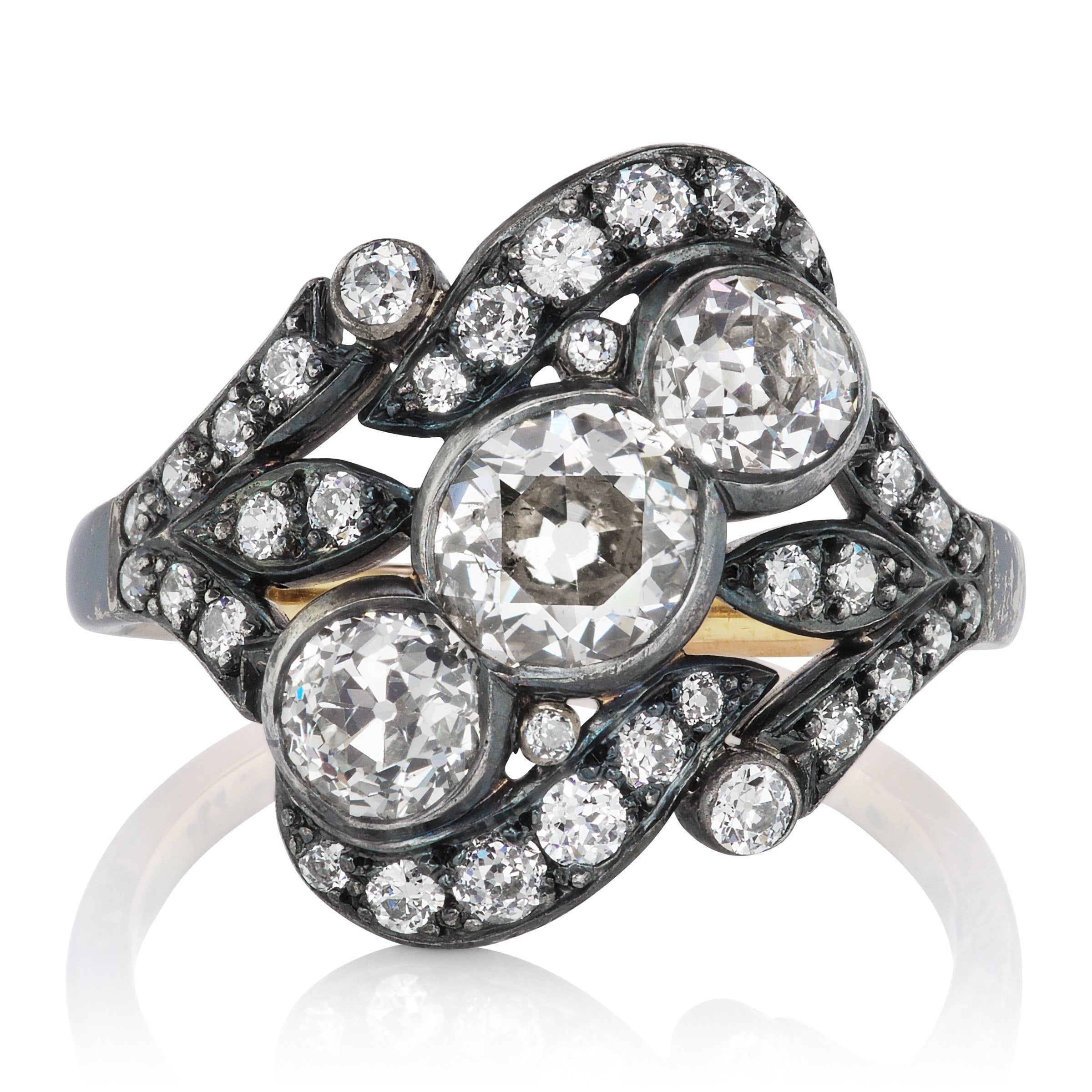 Art Nouveau Cocktail RIng