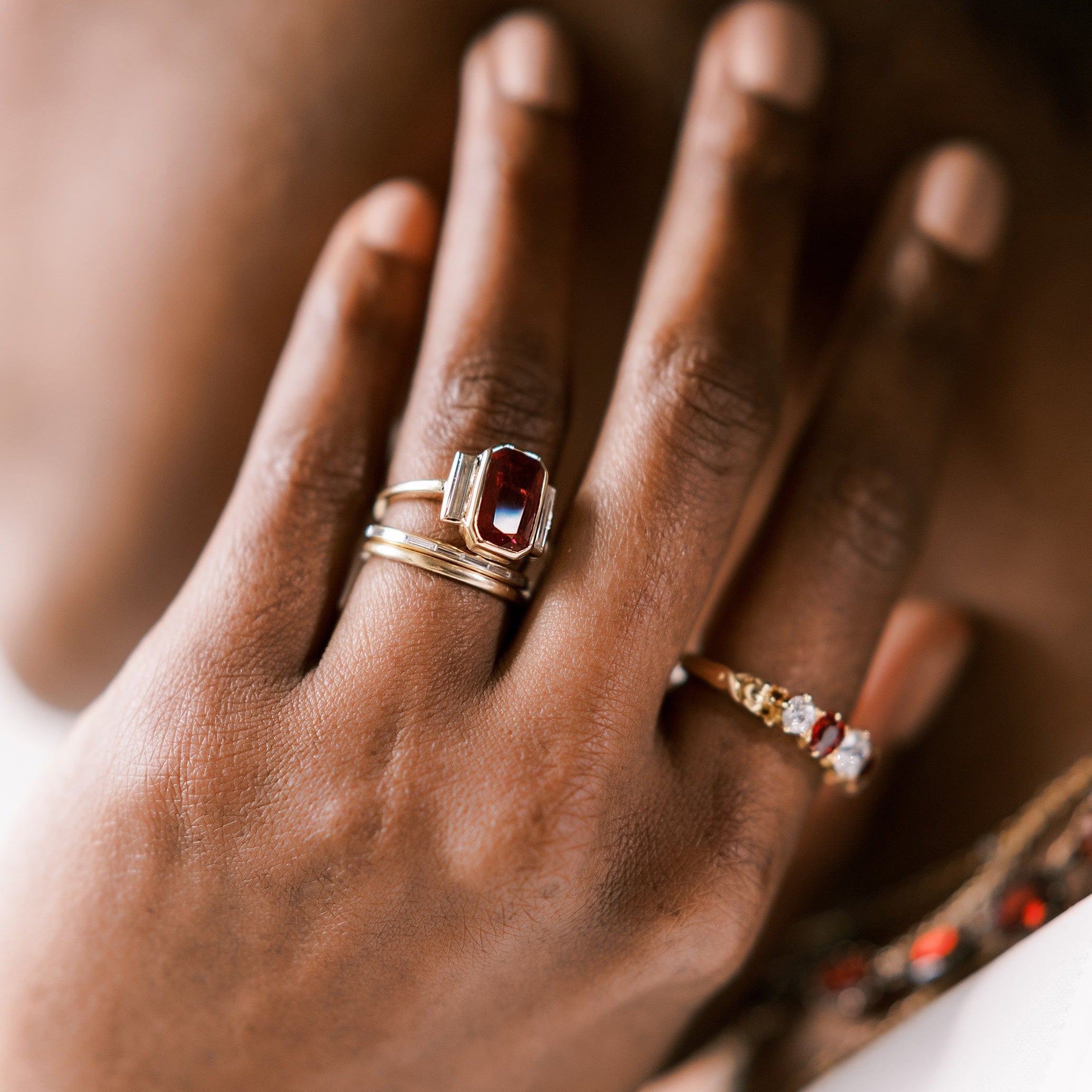 Baguette Eternity Band Band