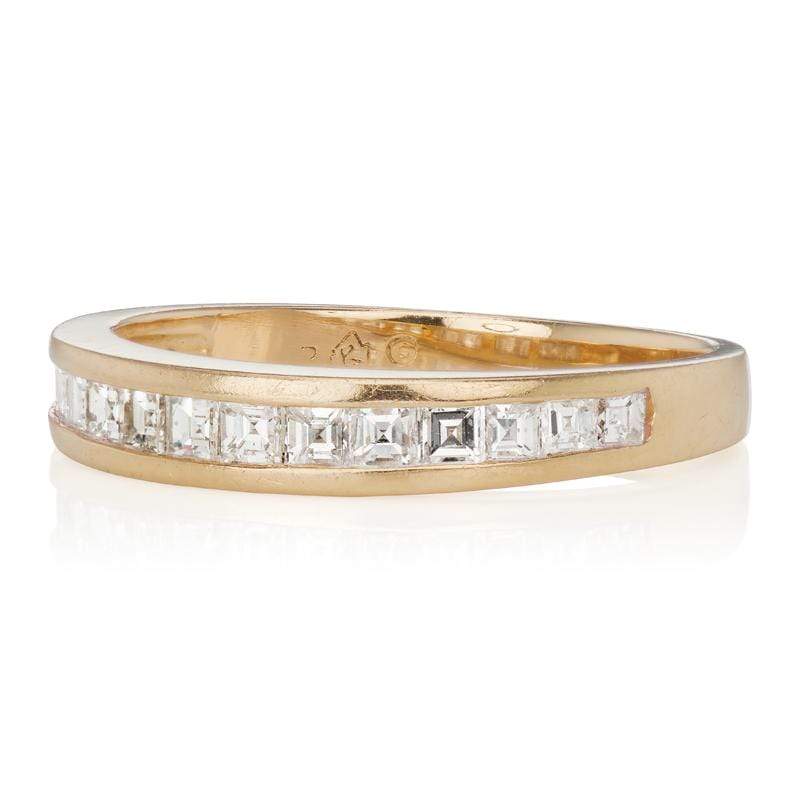 Carré Cut Wedding Band