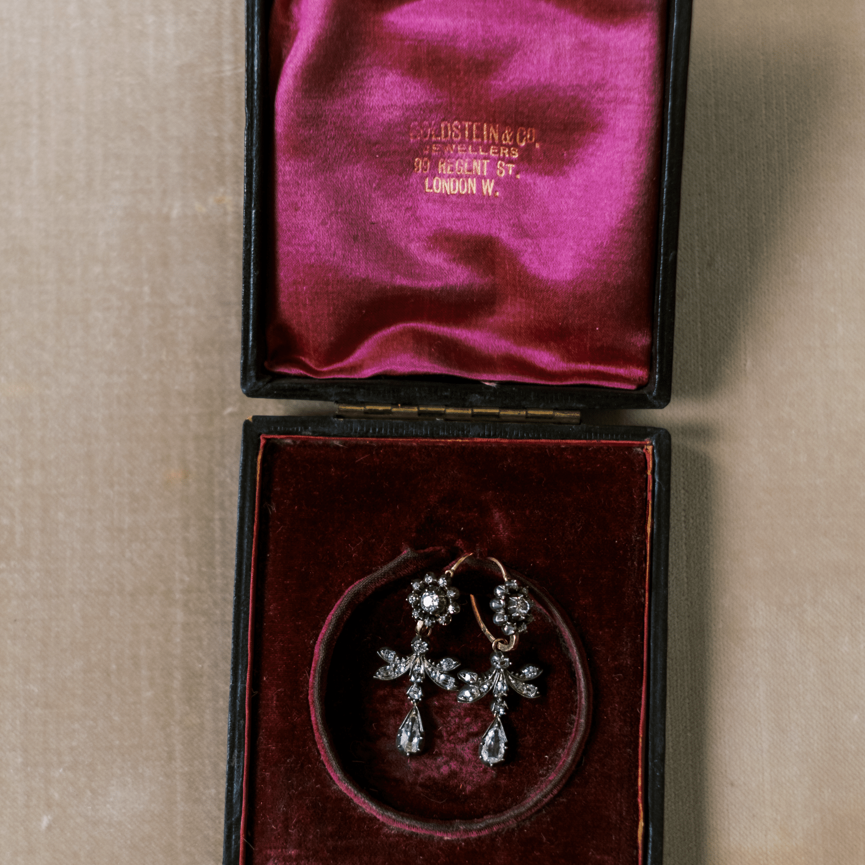 Diamond Drop Earrings