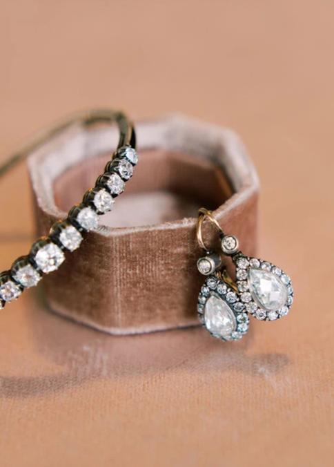 Diamond Drop Earrings