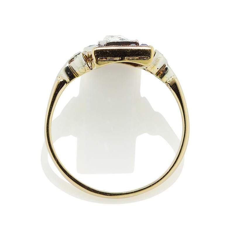 Less than 1 gemstones vintage engagement ring