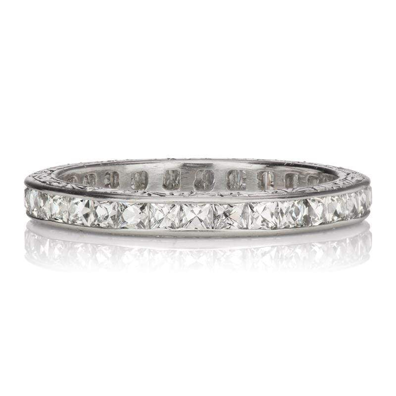 French Cut Diamond Eternity Band