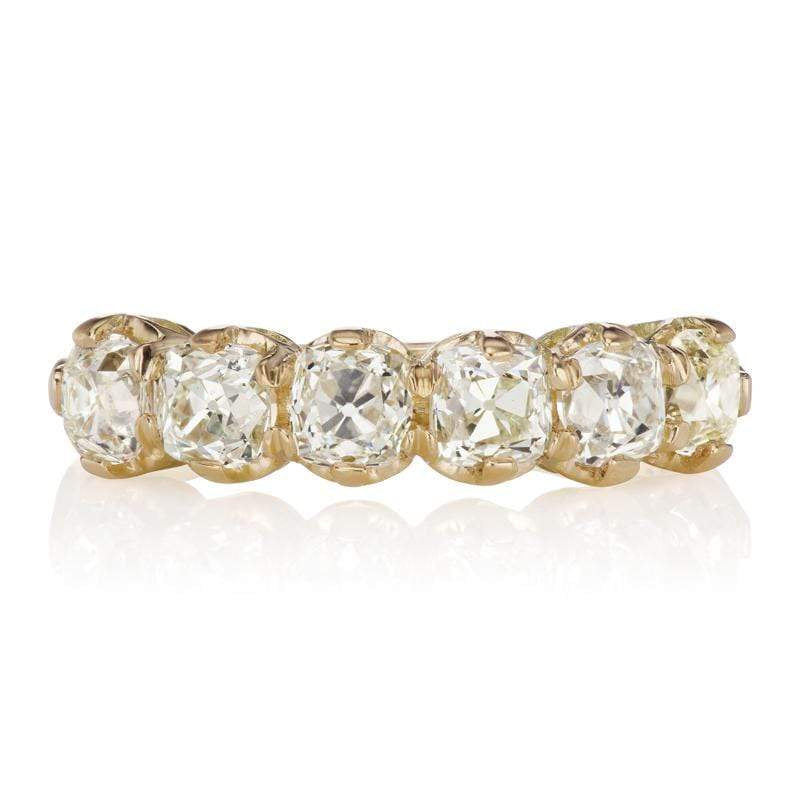 1.66 ct 6 Stone Engagement Ring - 18kt Yellow Gold