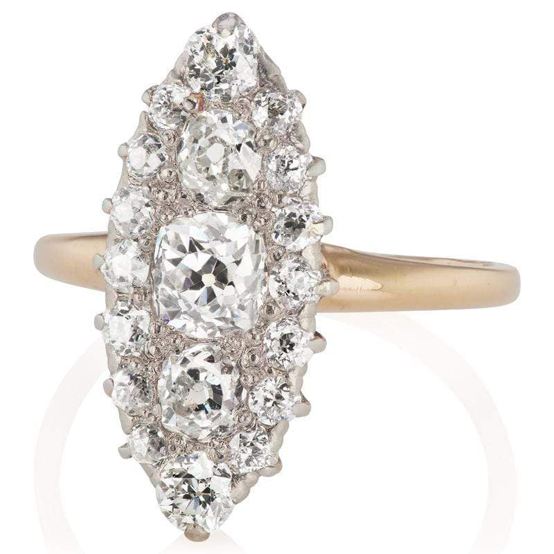 Navette Ring diamond engagement ring