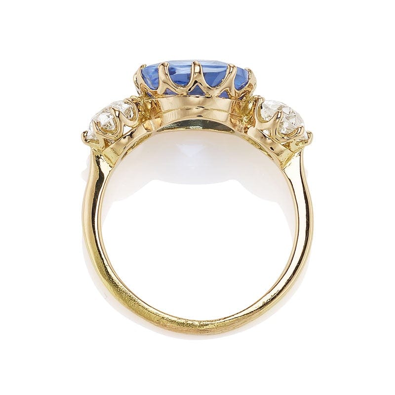 4-5 Carats gemstones vintage engagement ring