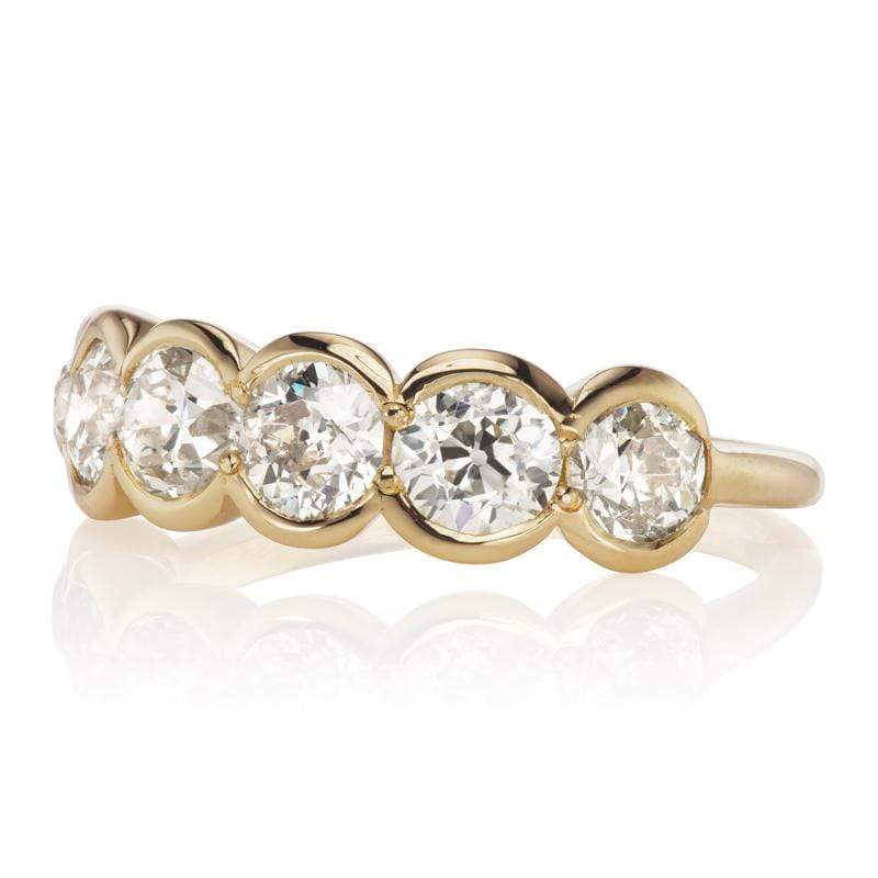 OEC Half Hoop engagement ring