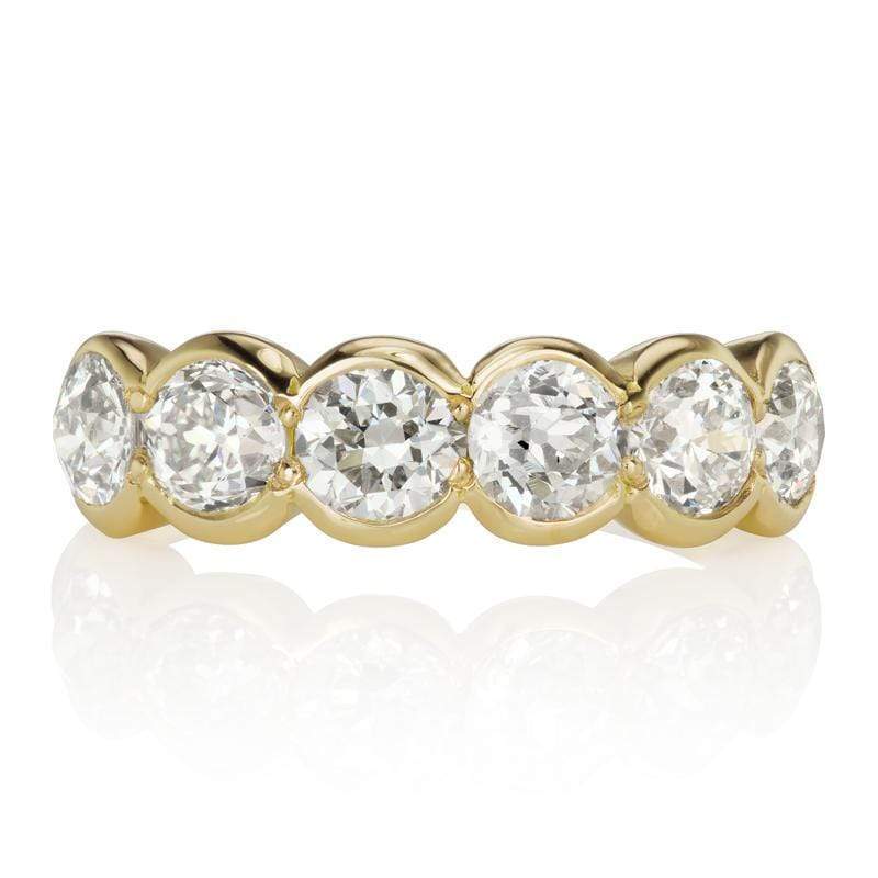 Low Profile 6 Diamond Engagement Ring | Victor Barbone