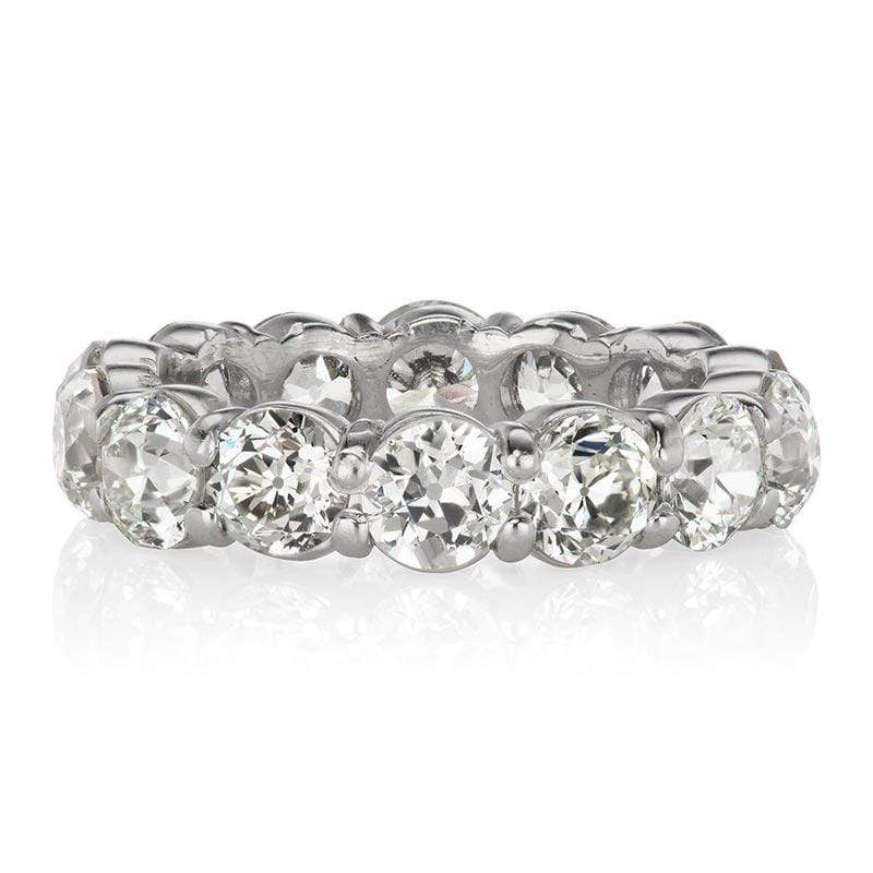 Vintage Inspired Platinum Diamond Eternity Band