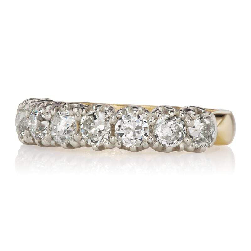 old European cut diamond band