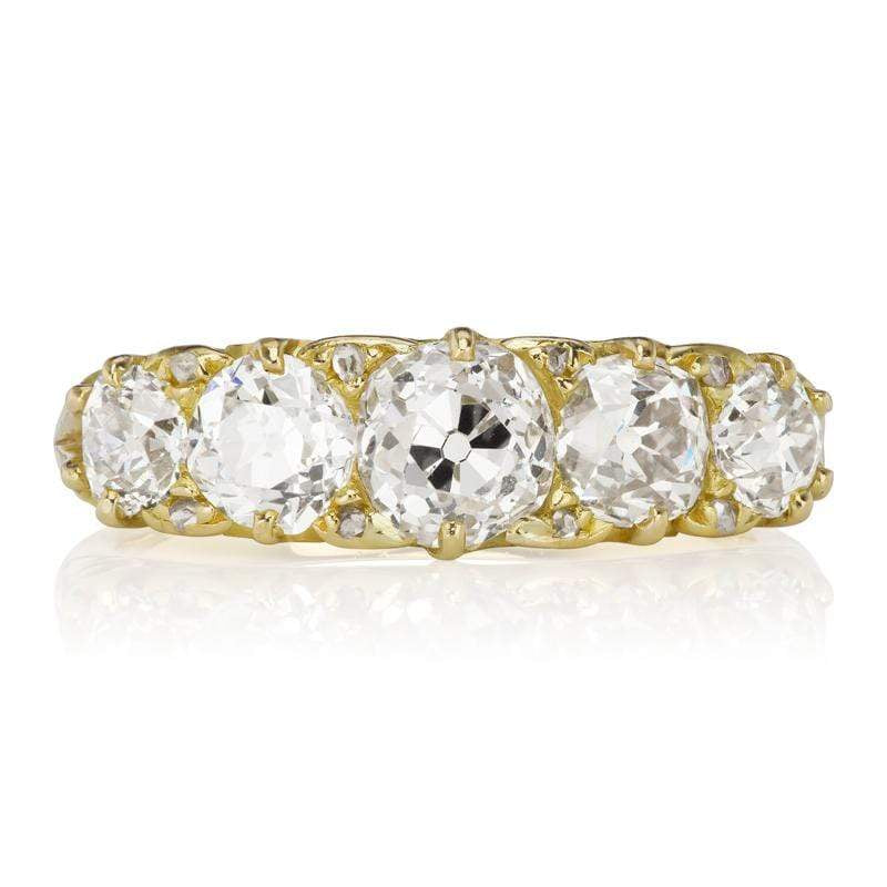5 Old Mine Cut Diamond Ring | Victor Barboné Jewelry