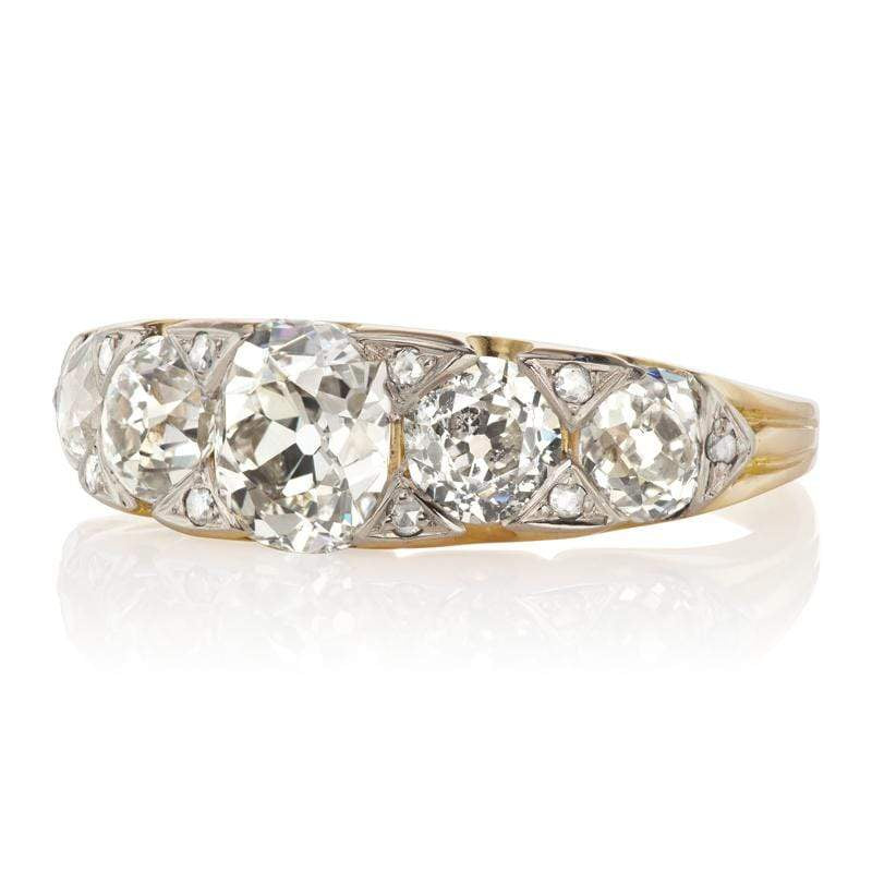 OMC Half Hoop diamond engagement ring