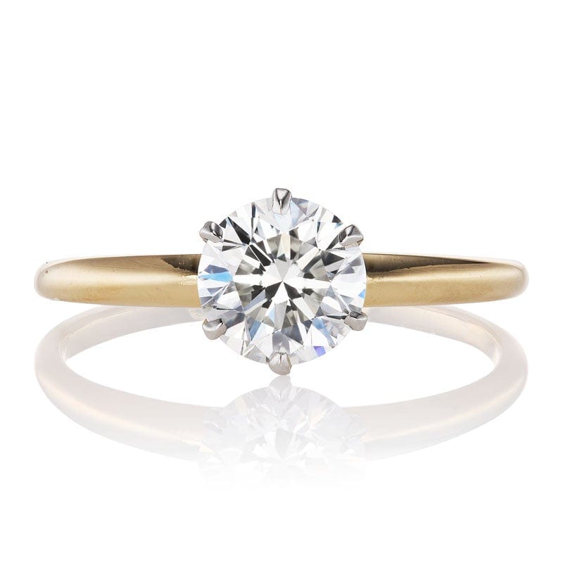 Authentic Vintage Tiffany & Co Solitaire + Wedding Band