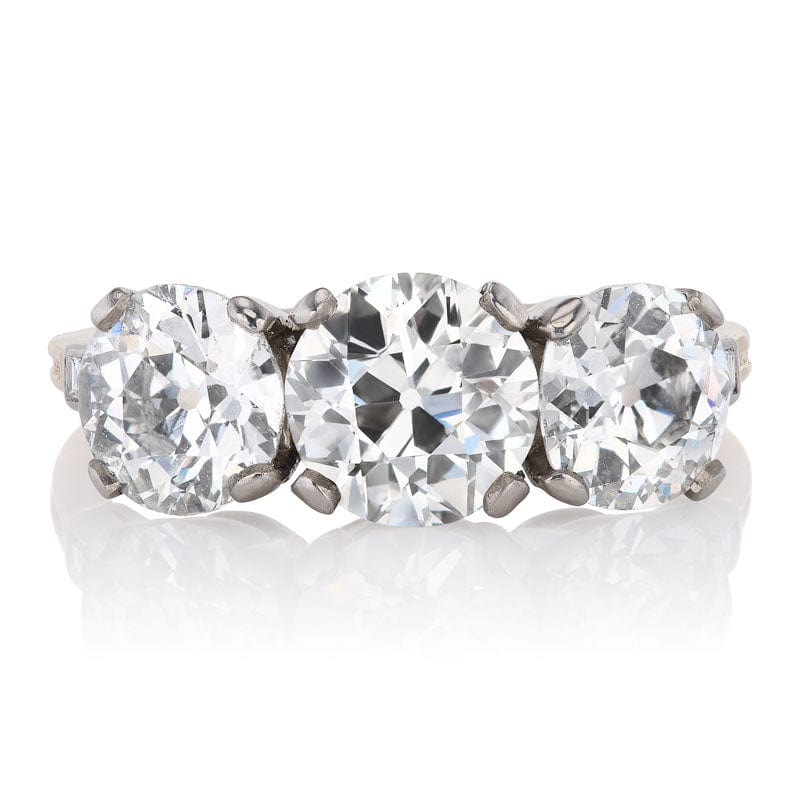 Vintage Tiffany & Co Three Stone Diamond Ring