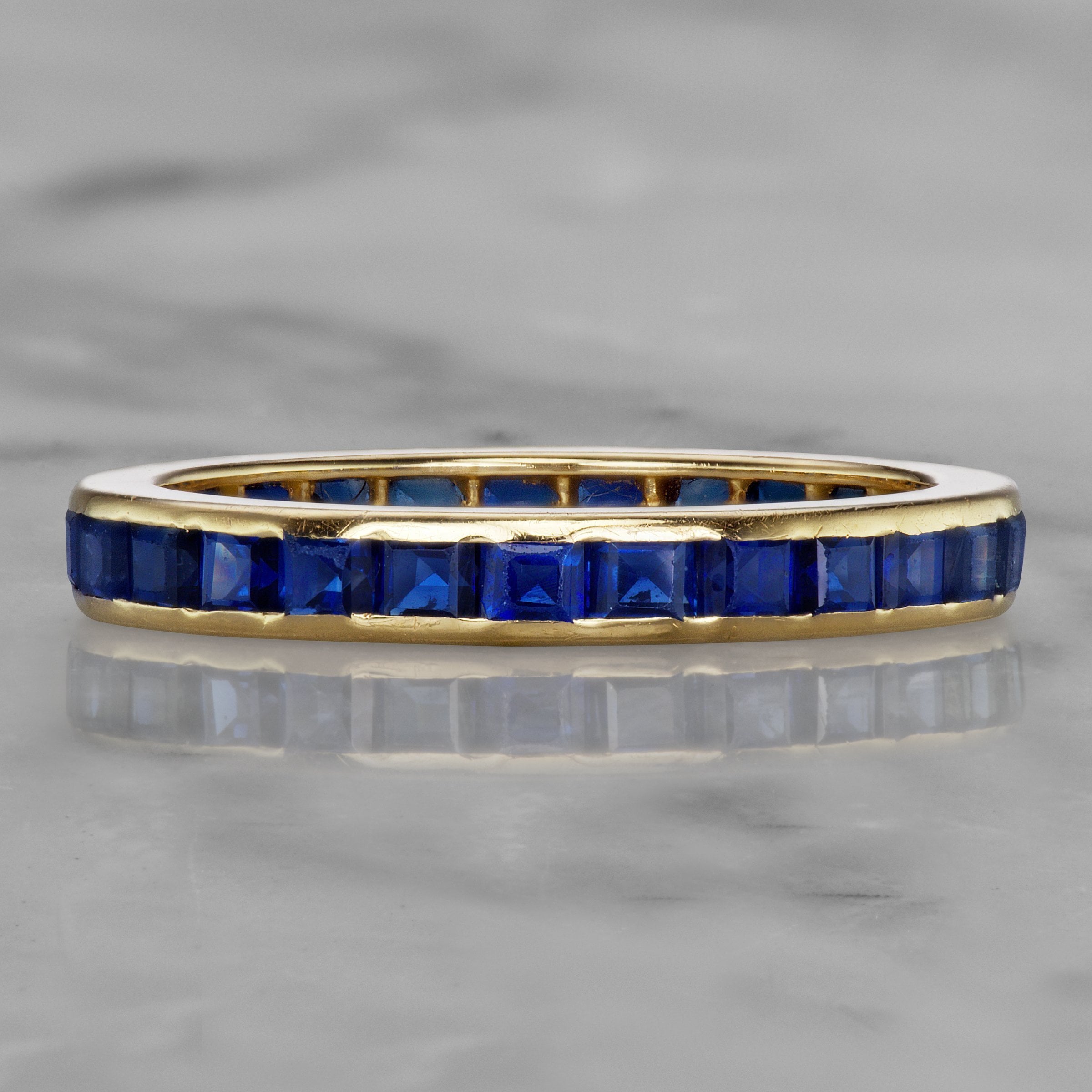 Tiffany Sapphire Eternity Band - Vintage | Victor Barbone