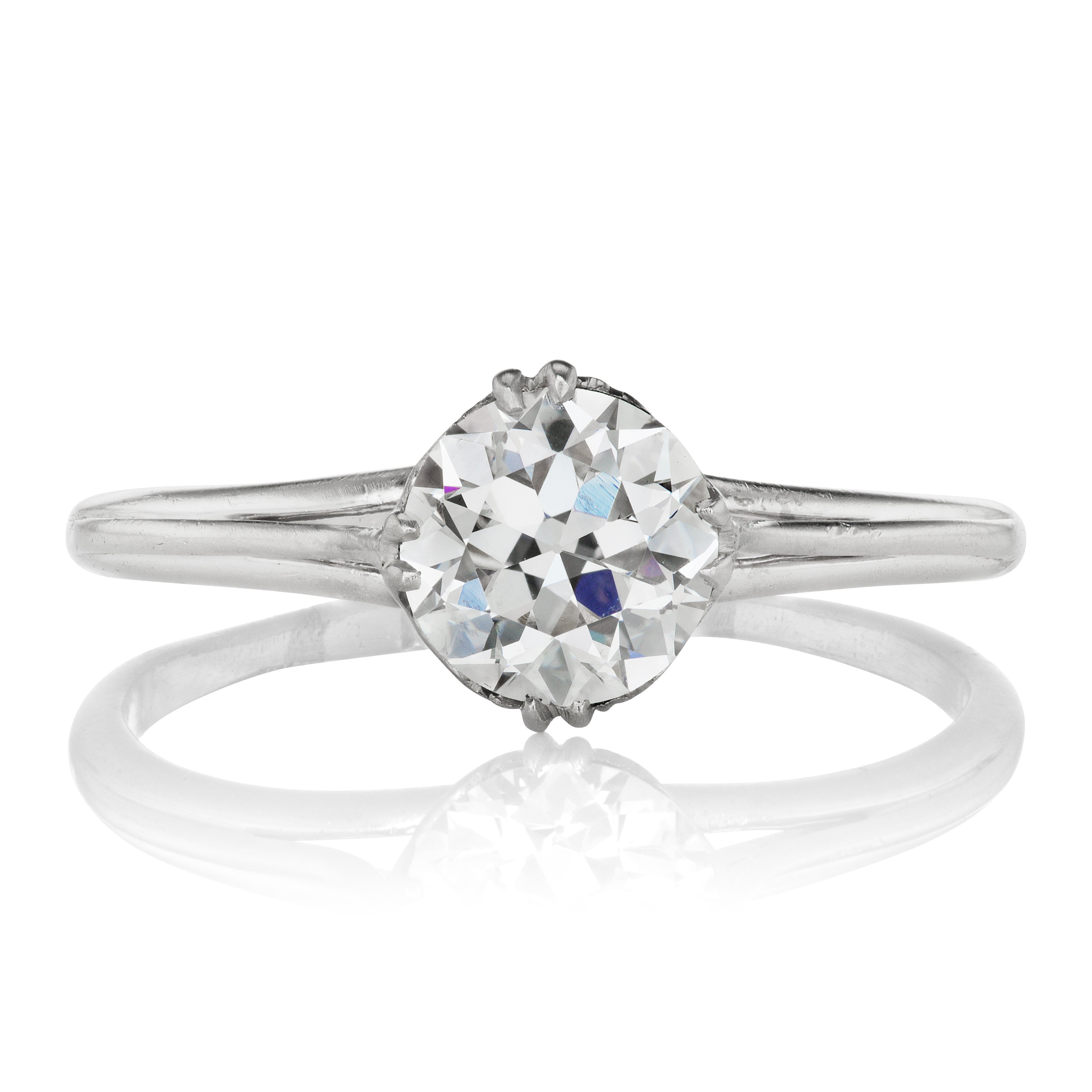 Tiffany Double Prong Engagement Ring - 1.02 Ct | Victor Barbone