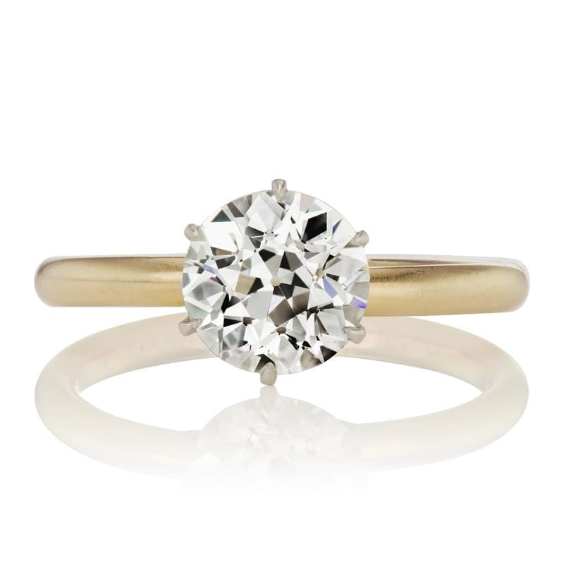 Vintage Tiffany & Co Diamond Solitaire Engagement Ring