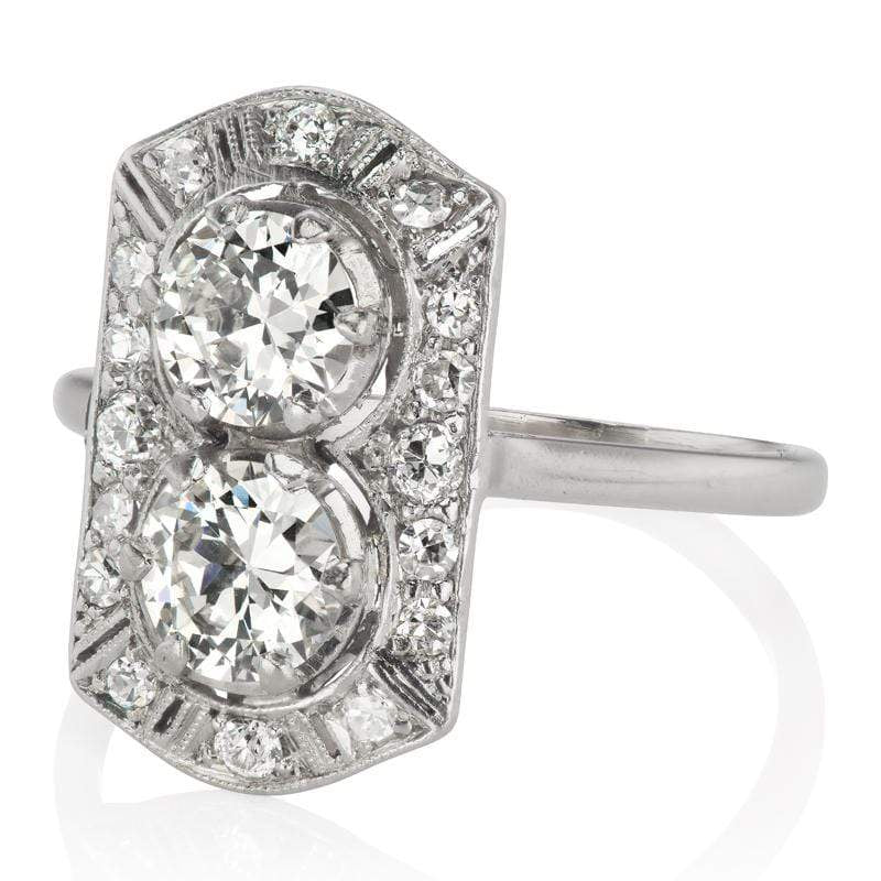 Toi et Moi Ring diamond engagement ring