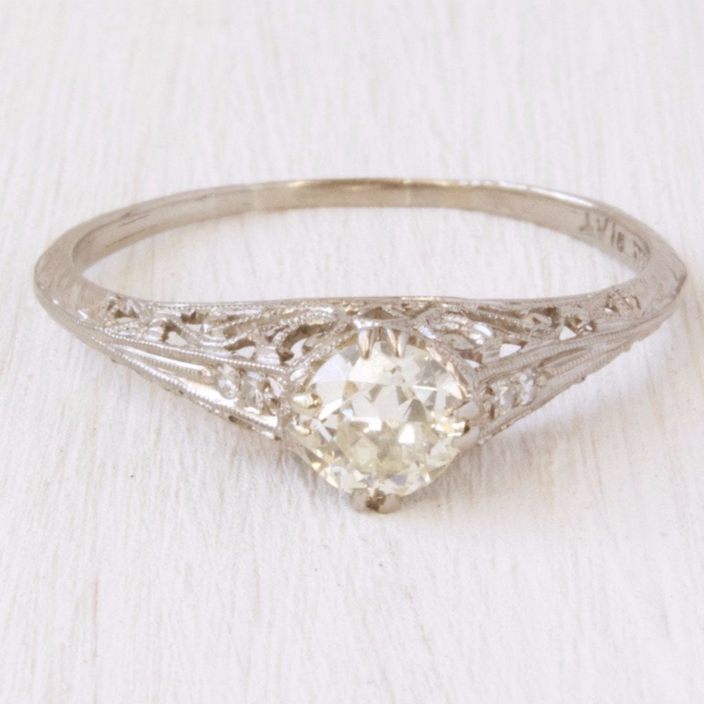 Edwardian Old European Cut Engagement Ring | Alexandria - Victor Barbone