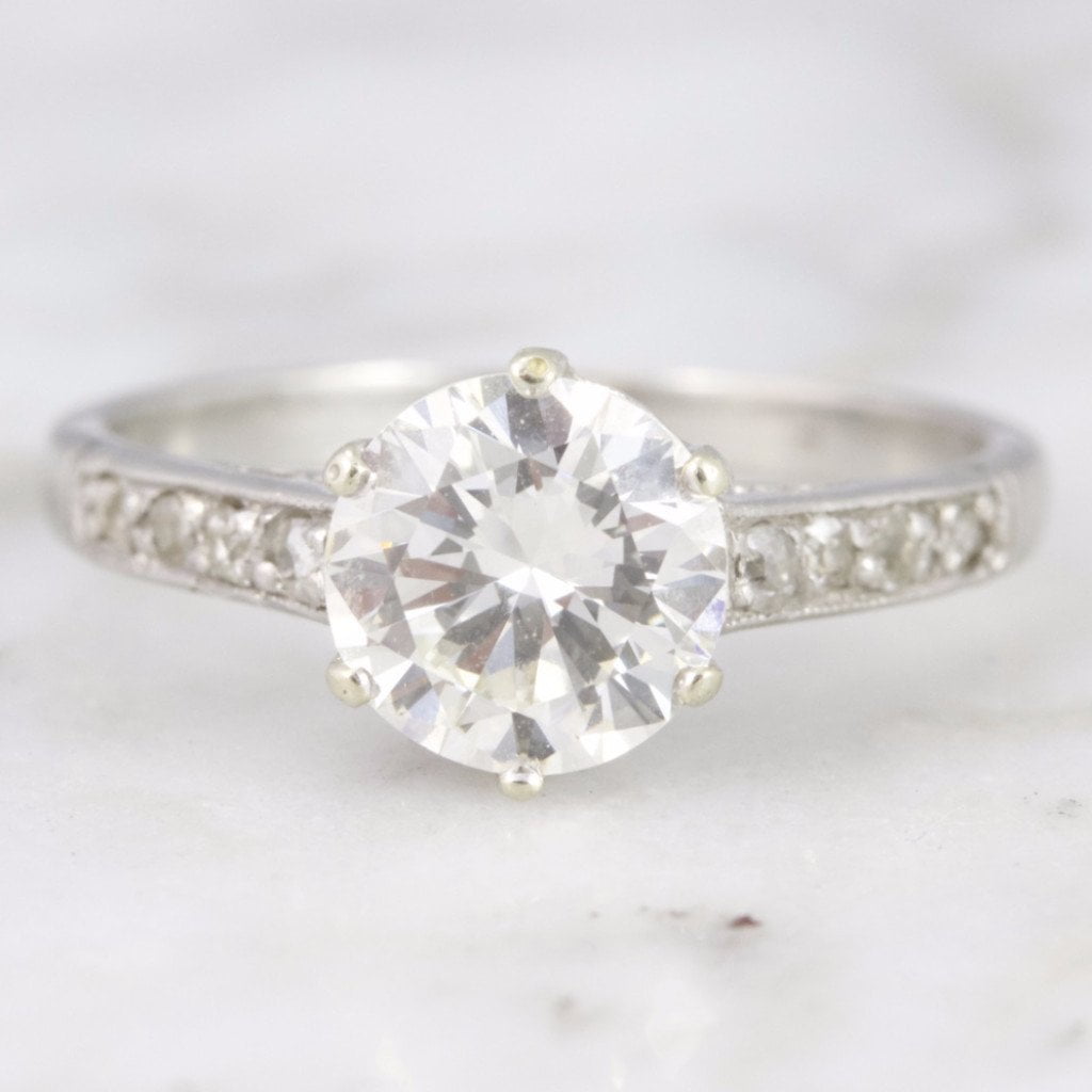 Art Deco 1.05 ct Solitaire Engagement Ring | Natalie - Victor Barbone
