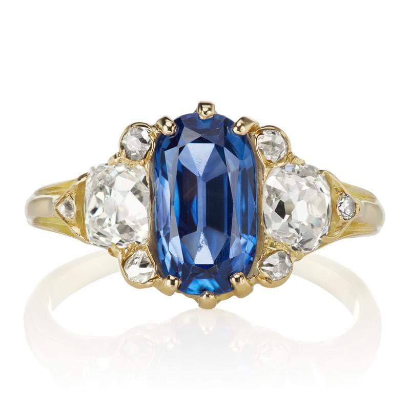 Antique Color Change Sapphire Engagement Ring