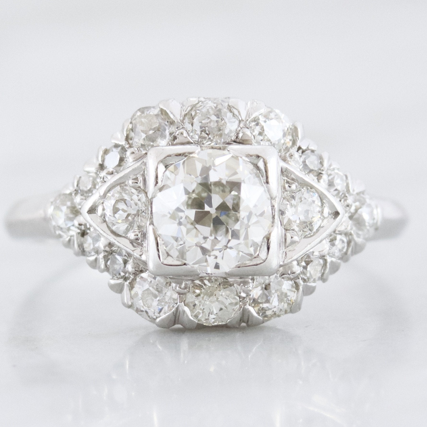 Vintage Old European Cut Diamond Ring | Lacey - Victor Barbone Jewelry