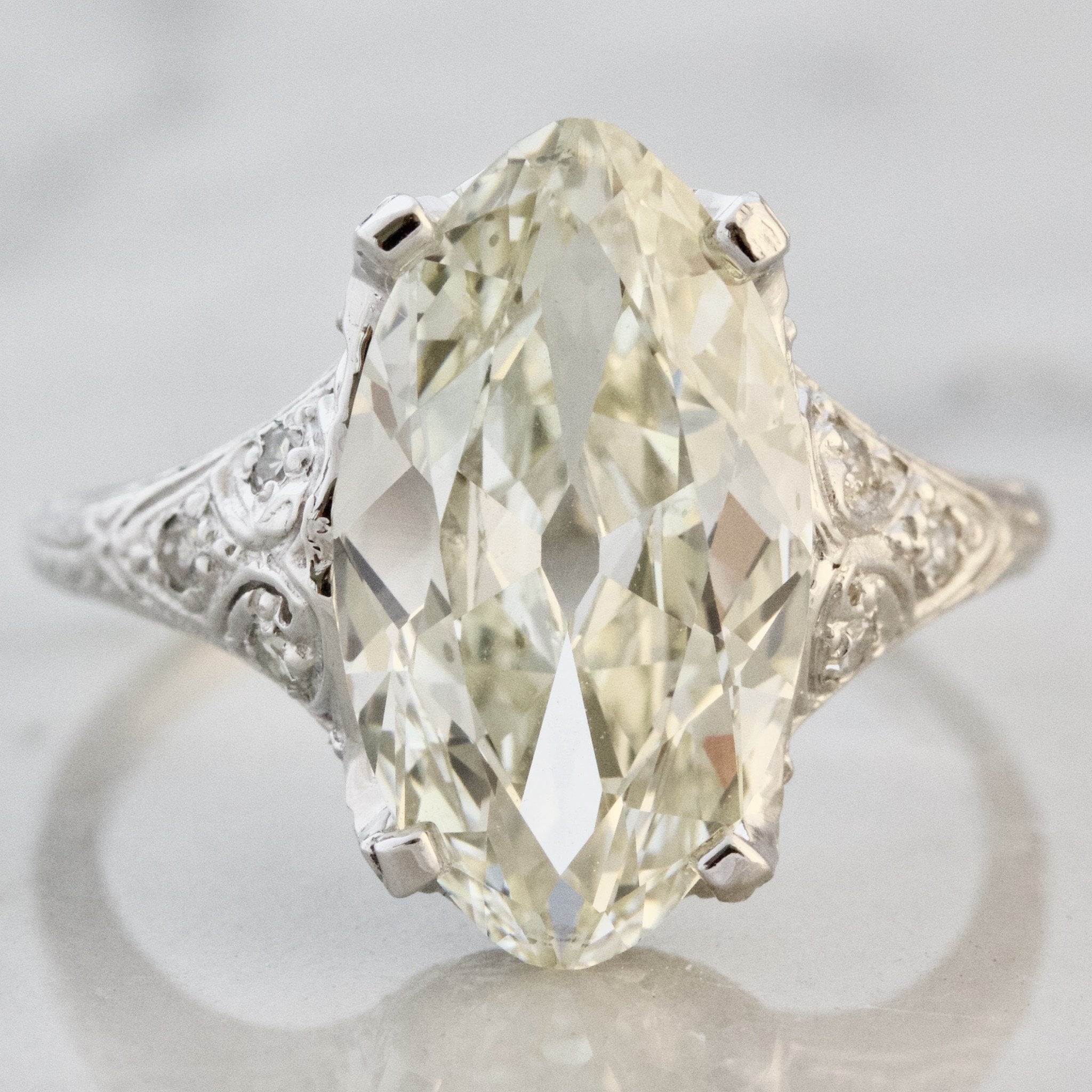 Marquise Cut Diamond Engagement Ring | Victor Barbone