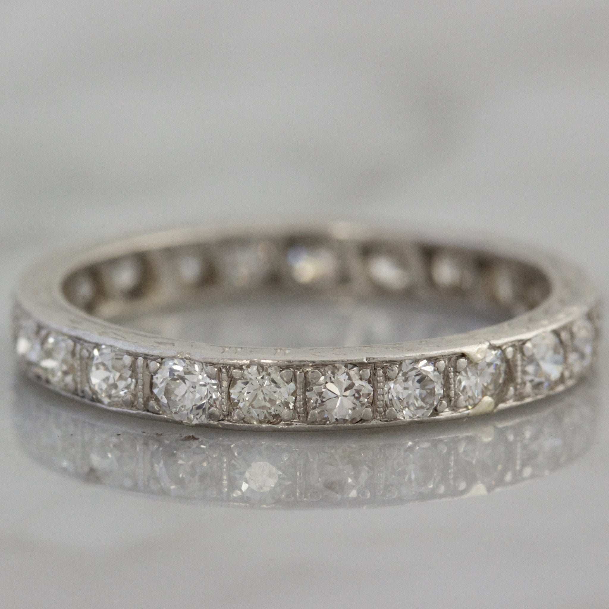 Vintage Diamond Wedding Ring Circa 1920 | Victor Barbone