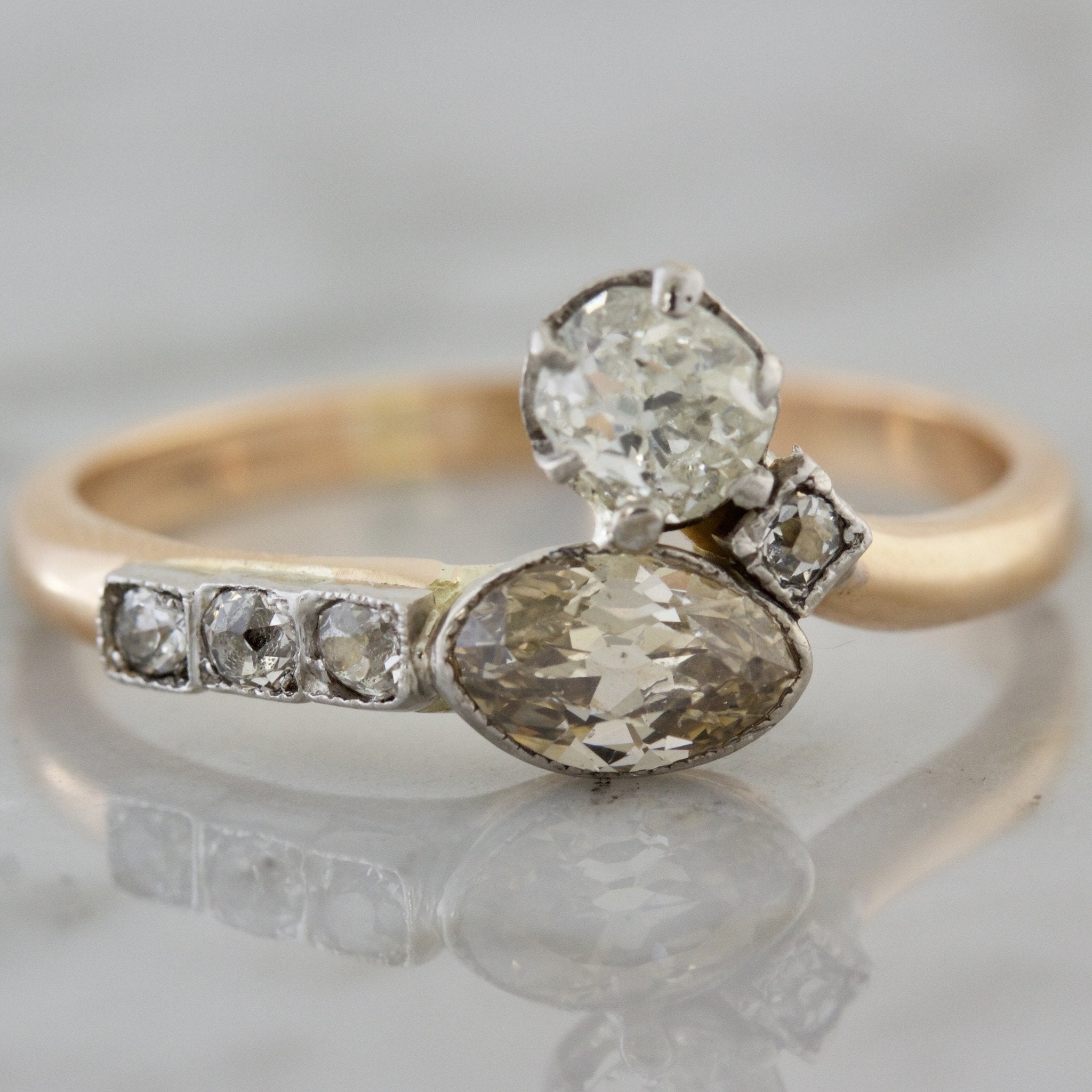 Unique Antique Engagement Ring Circa 1910 | Victor Barbone