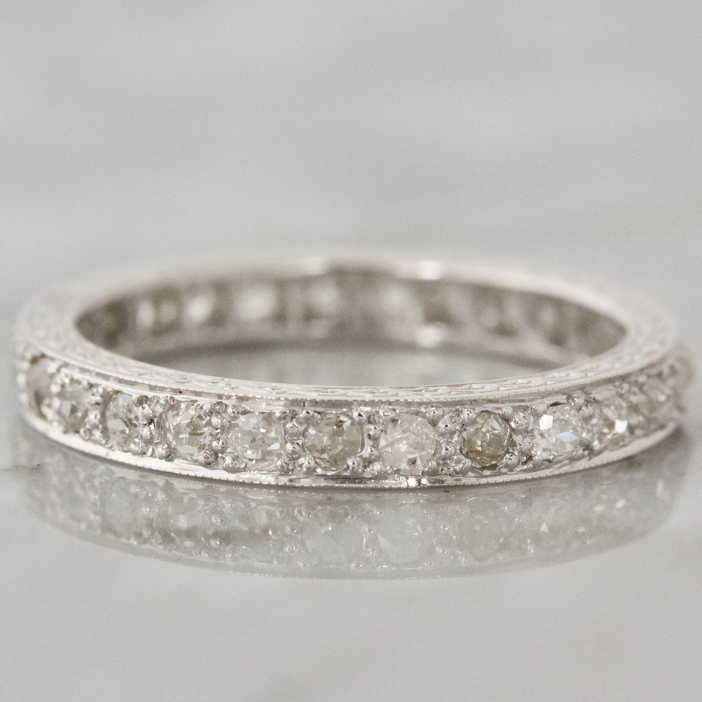 Diamond Encrusted Wedding Band - Vintage | Victor Barbone