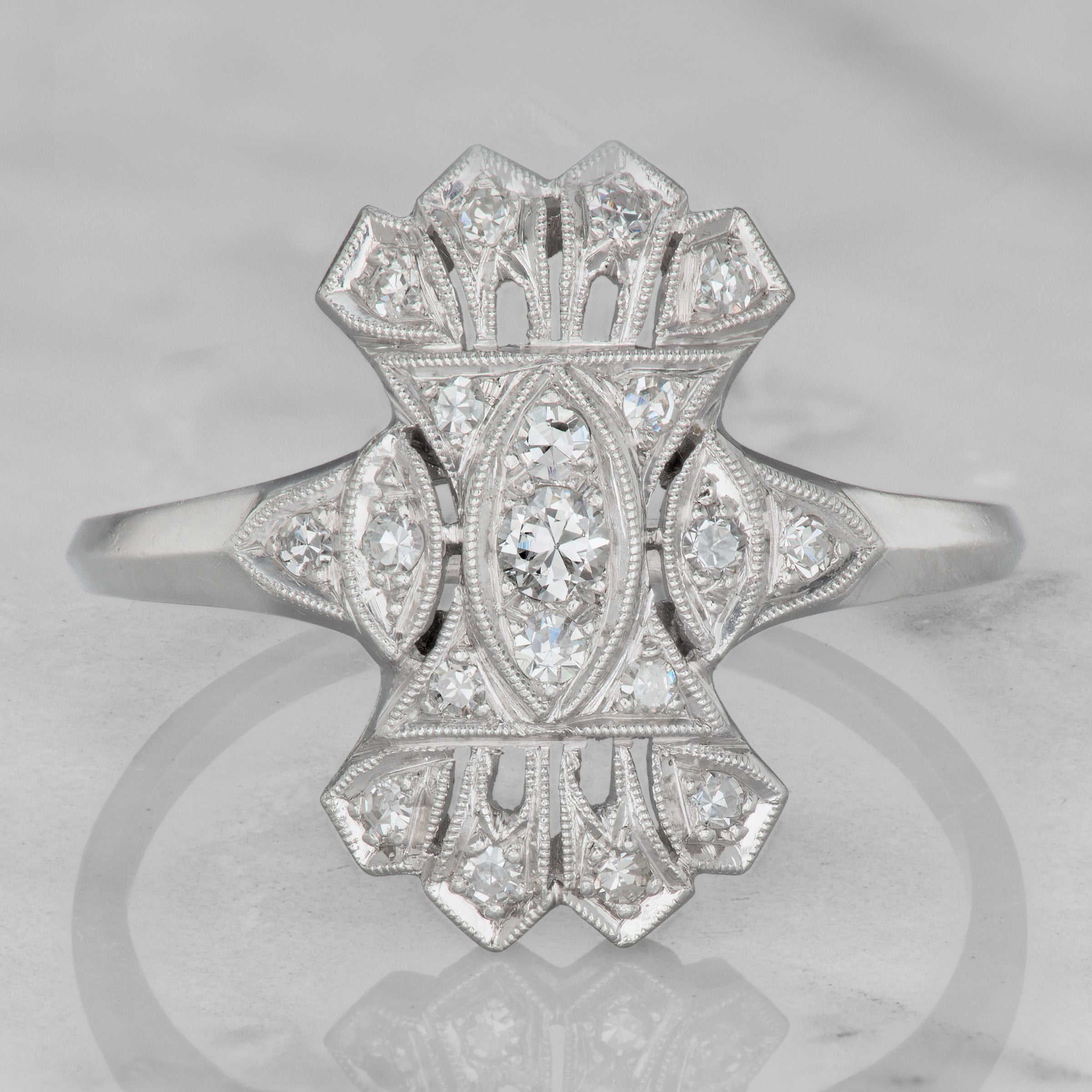 Art Deco Cocktail Ring - Circa 1925 | Victor Barbone