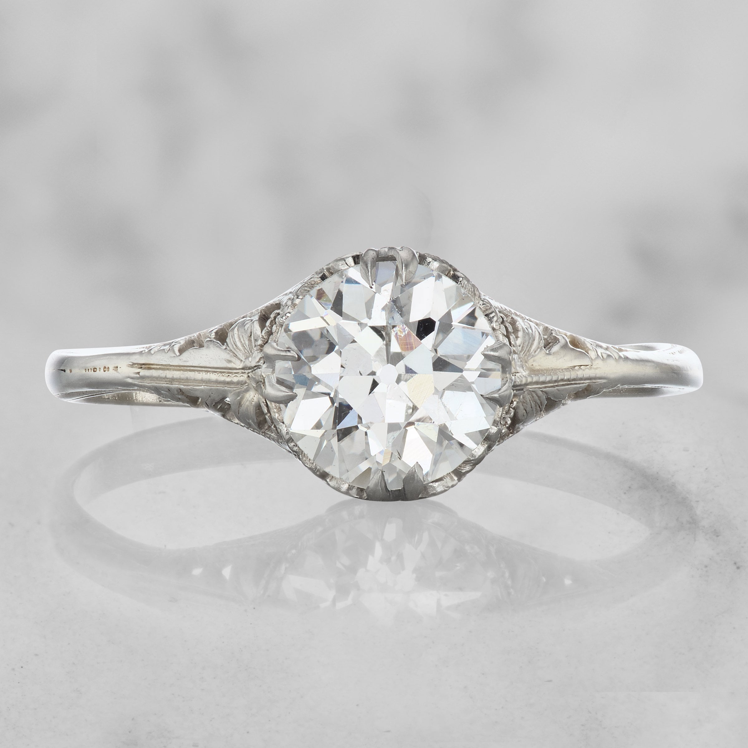 Delicate Solitaire Engagement Ring - Vintage | Victor Barbone