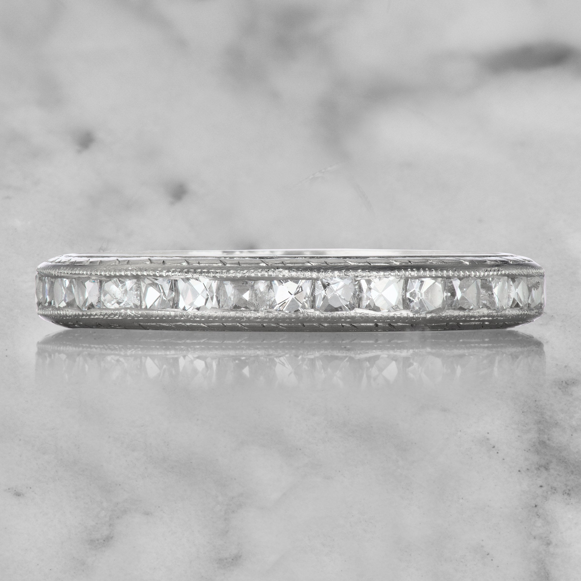 Retro Diamond Wedding Ring Circa 1949 | Victor Barbone