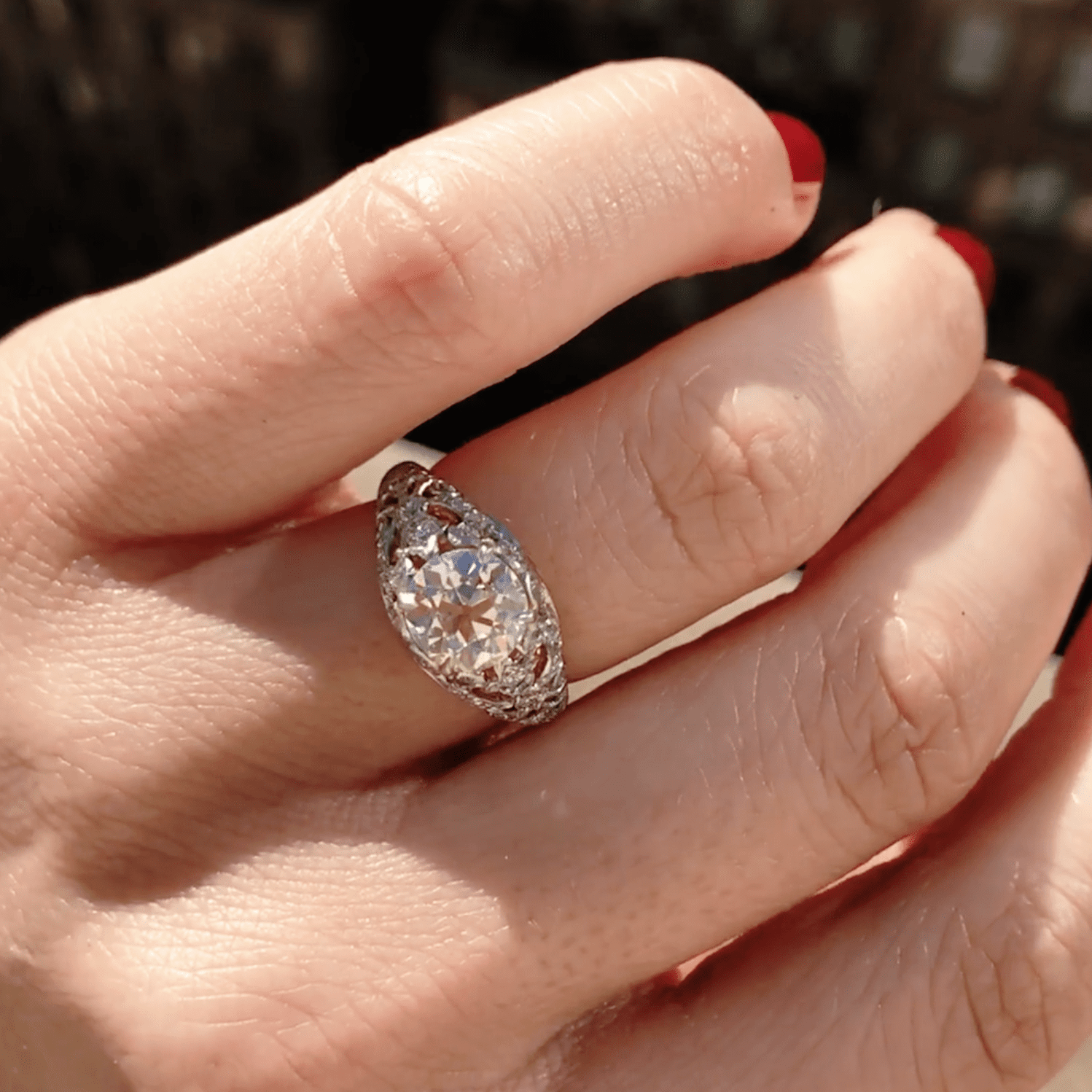 vintage engagement ring