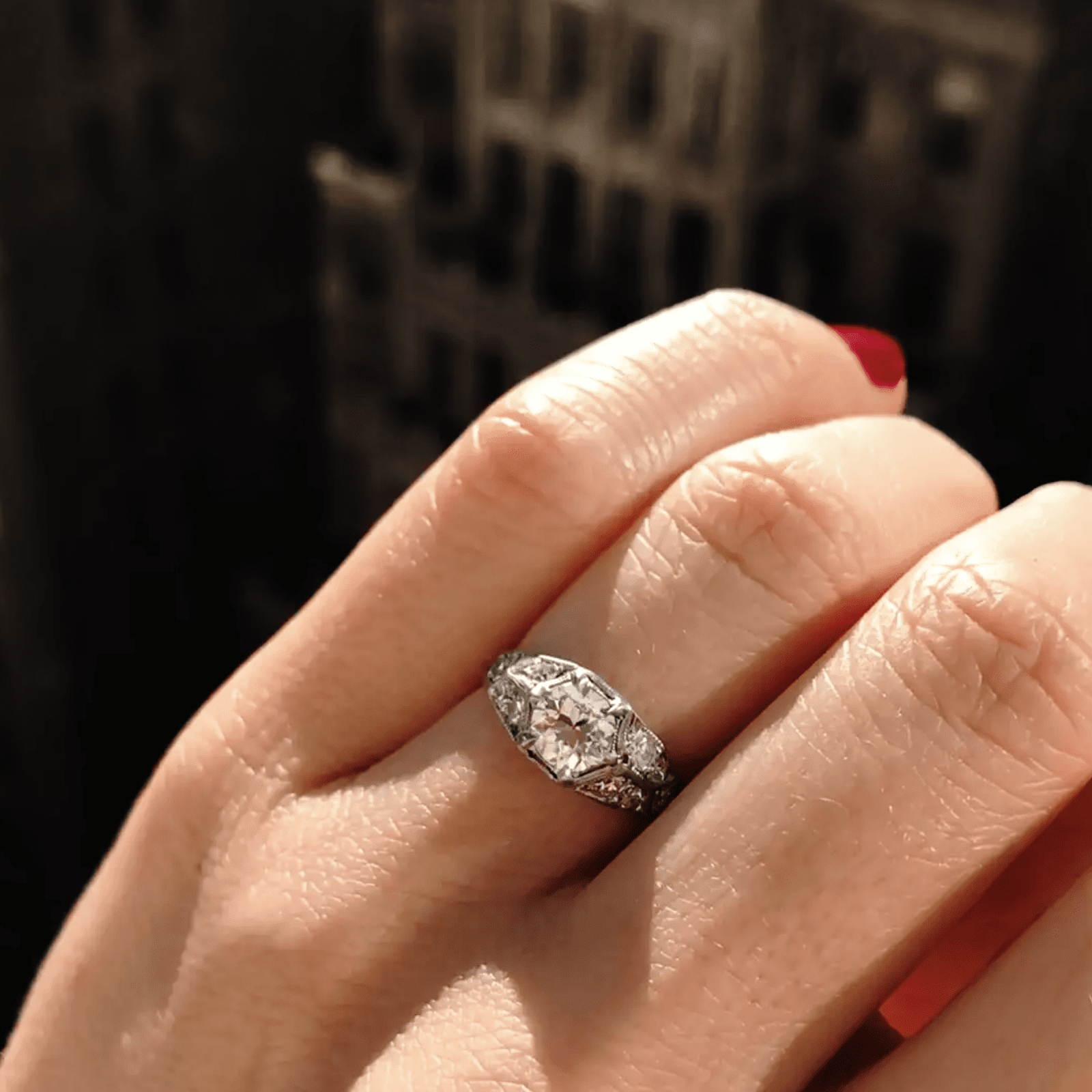 vintage engagement ring