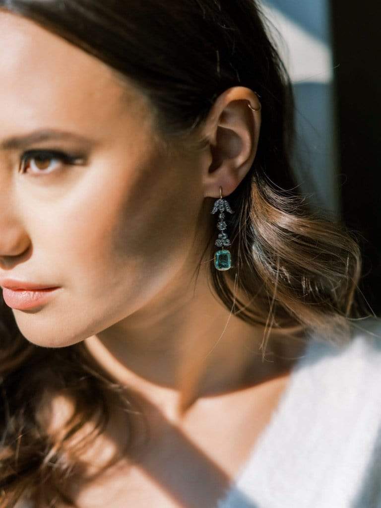 Colombian Emerald Earrings