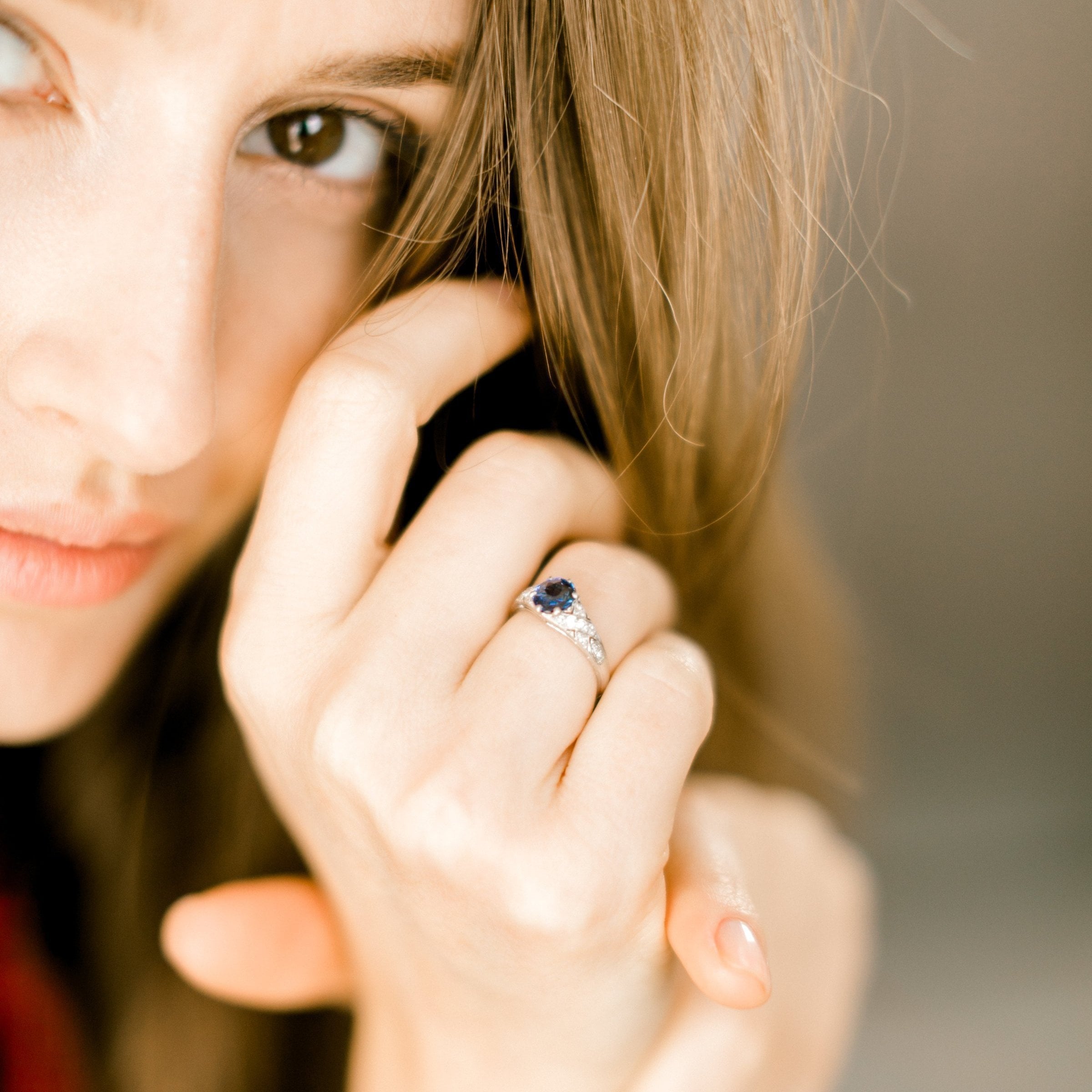 Vintage Cartier Sapphire Ring