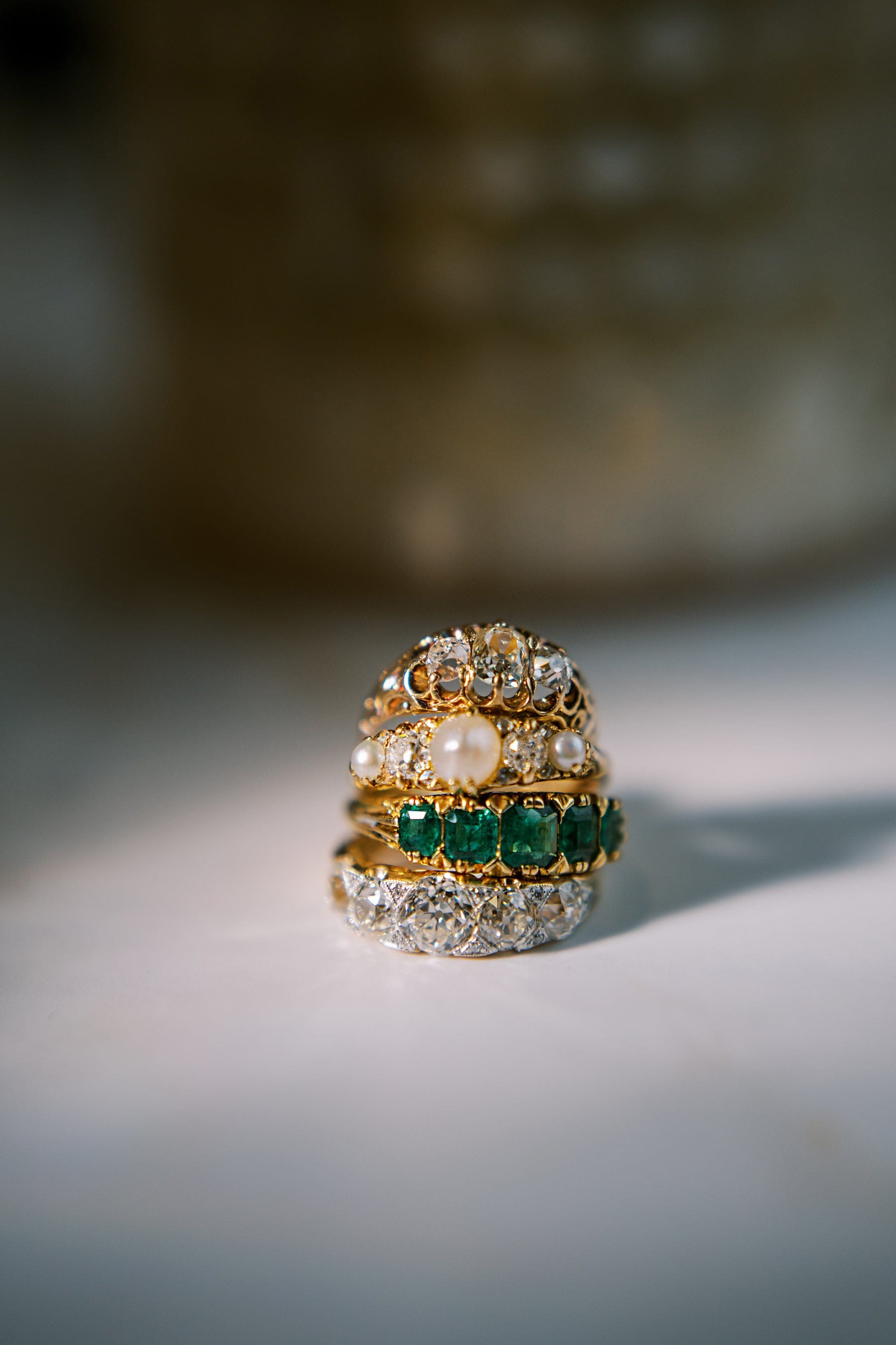 gemstones vintage engagement ring