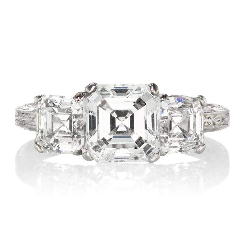 Vintage Asscher Cut Engagement Ring - Tiffany | Victor Barbone