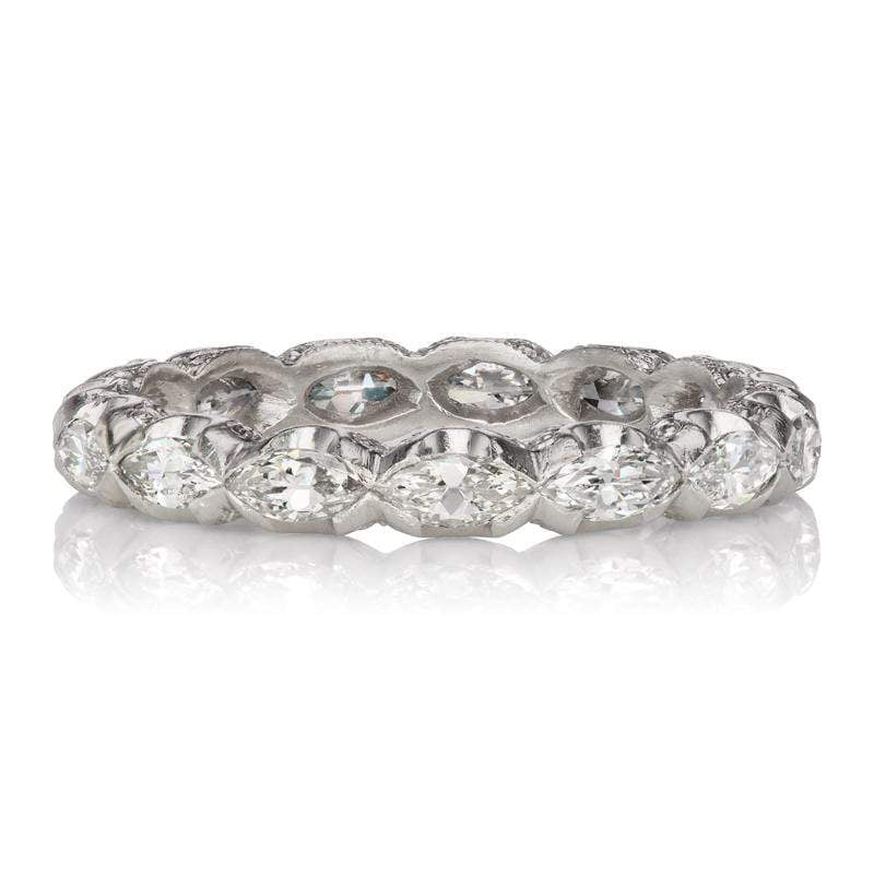 Marquise Cut Diamond Wedding Ring