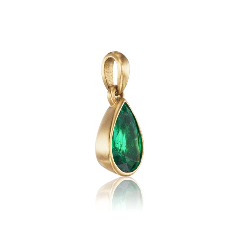 Zambian Emerald Pendant with gemstone