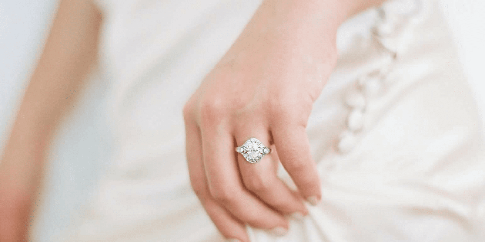 Two-Tone Vintage Engagement Rings