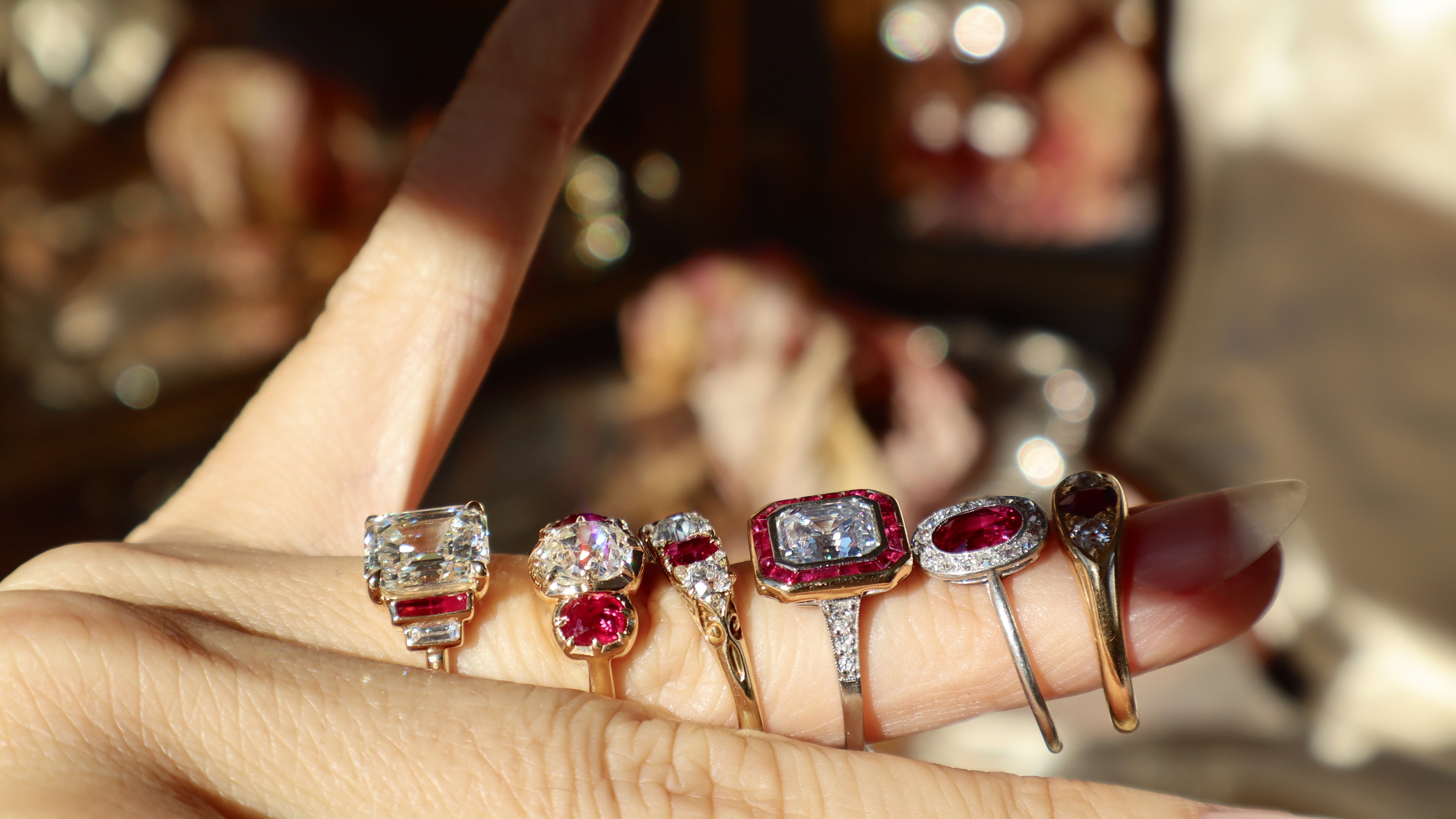 Vintage & Antique Ruby Engagement Rings