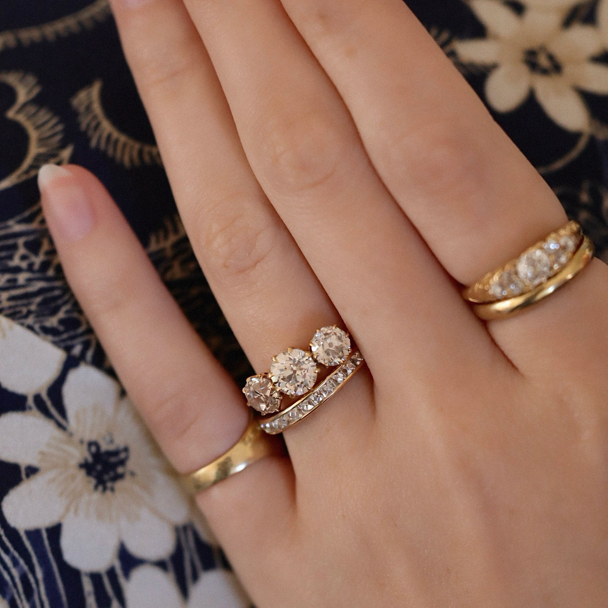 AB MADE diamond engagement ring