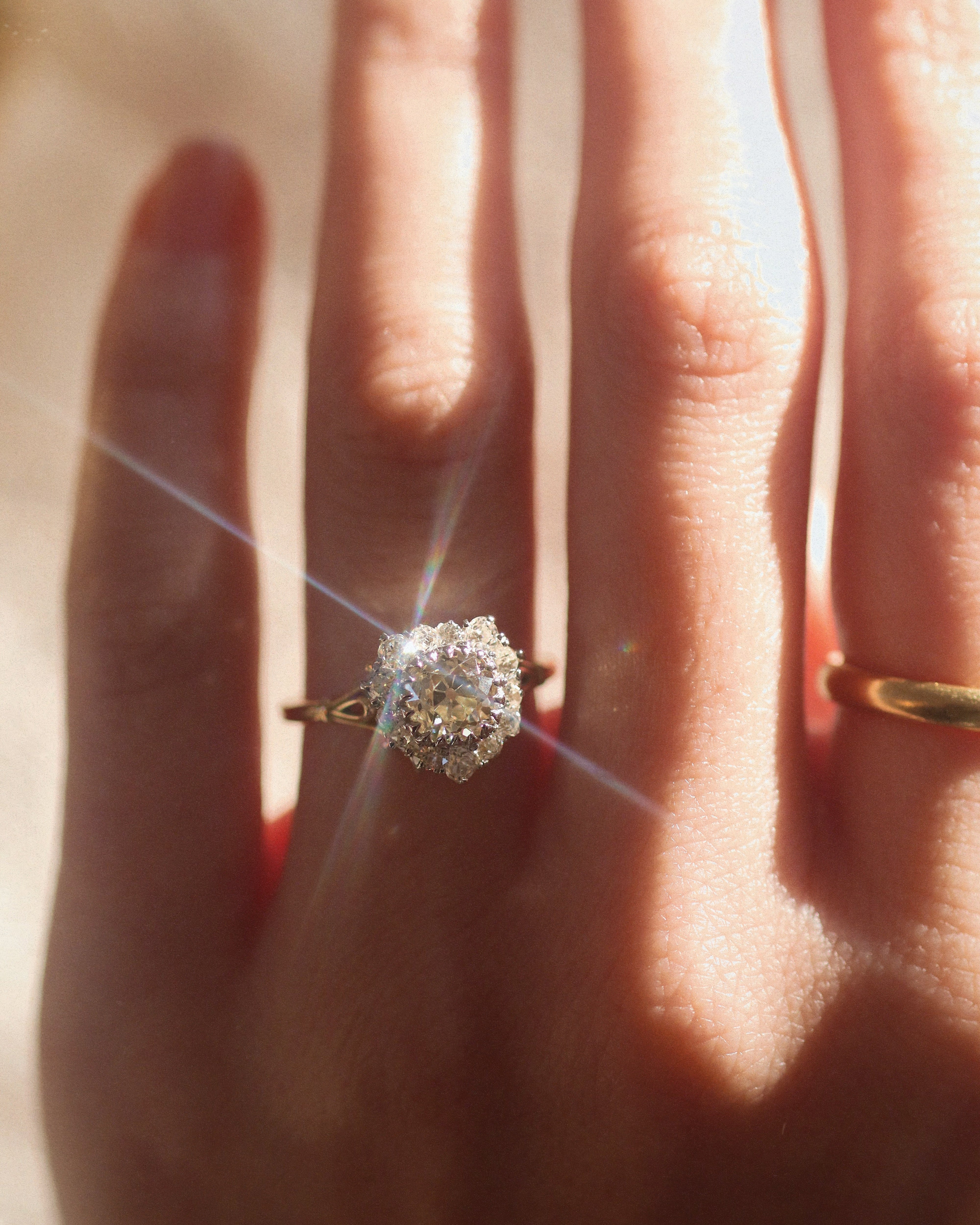 AB MADE diamond engagement ring