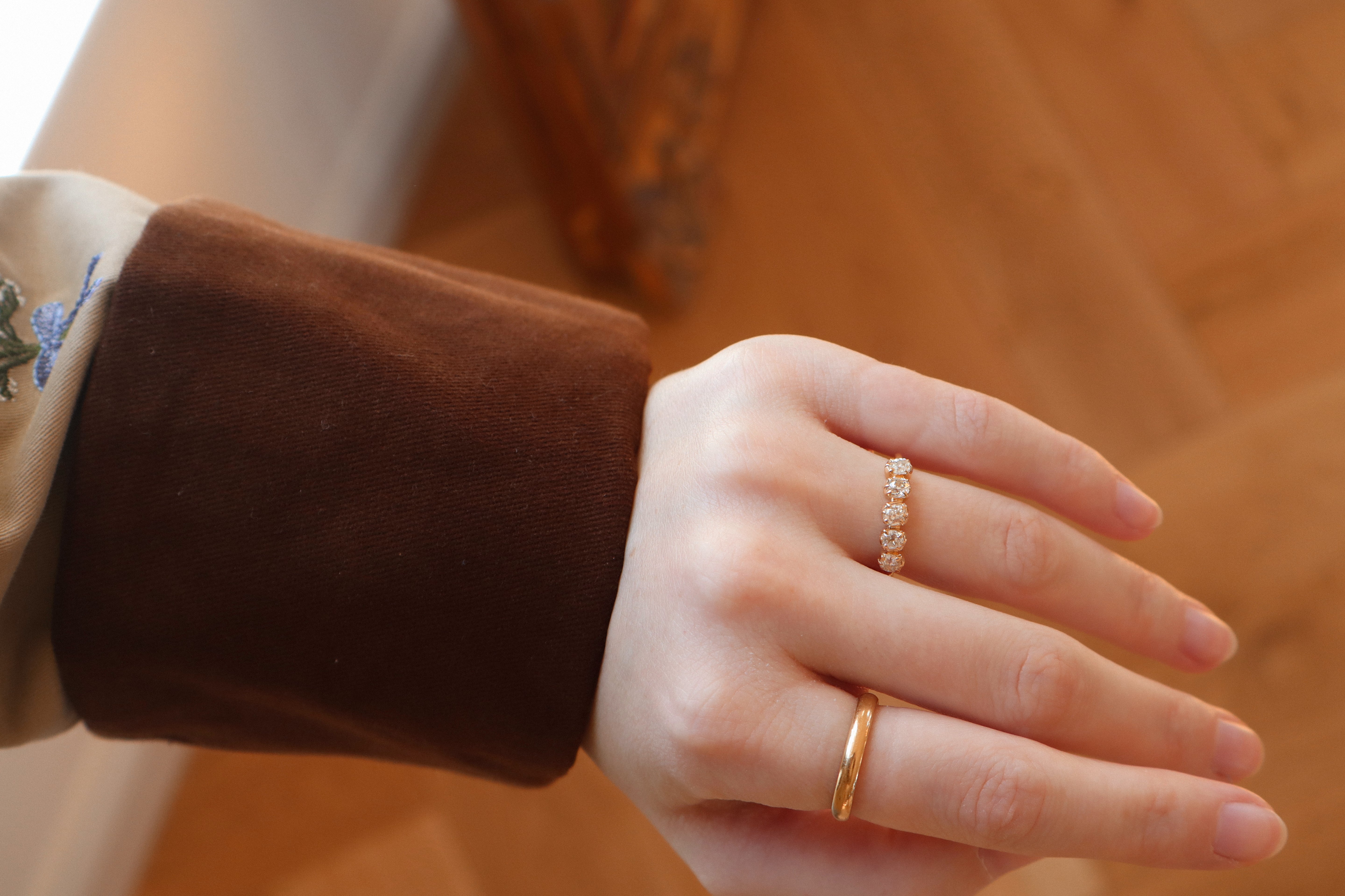 AB MADE diamond engagement ring